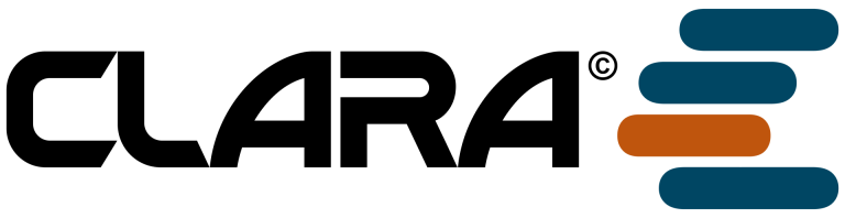 Clara logo svart